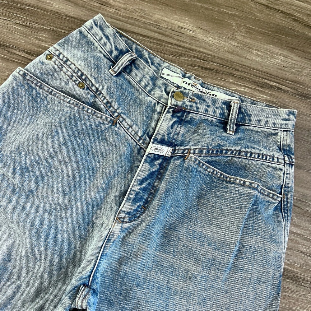 Vintage 1990s Marithe Girbaud Francois High Waisted Jeans Yoke Details 90s